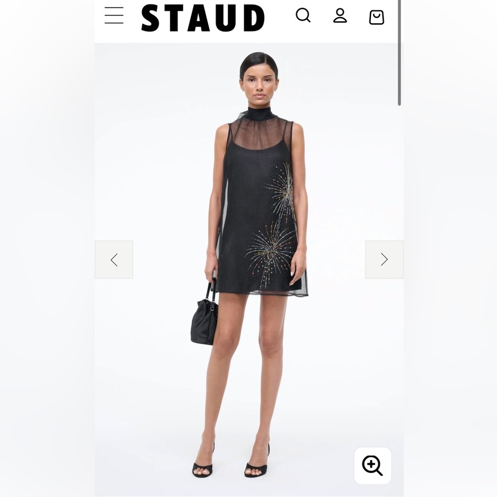 Staud ALBEE MINI DRESS FIREWORK